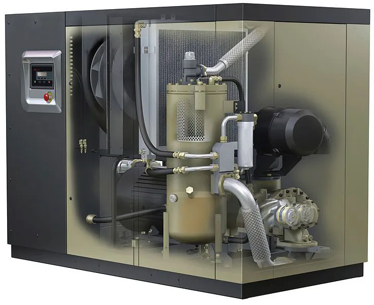 Small air compressor for oxygen concentrator